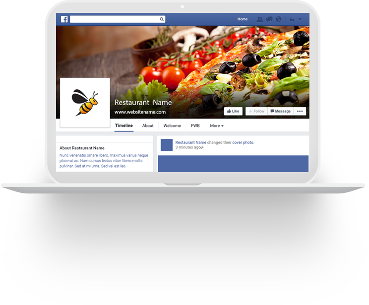Facebook Ordering - Obraz Na Płótnie Włochy Pizza Aa70x50-2791 (744x615), Png Download