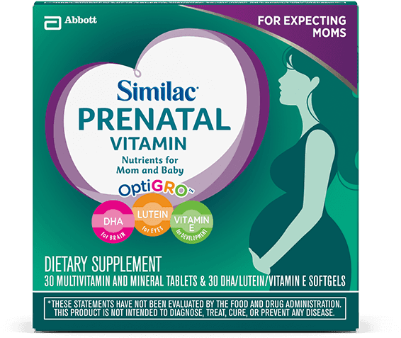 Similac Prenatal Vitamin For Mothers And Babies - Similac Prenatal Vitamins (600x600), Png Download