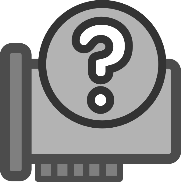 How To Set Use Unknown Clipart - Unknown Hardware Icon (594x596), Png Download