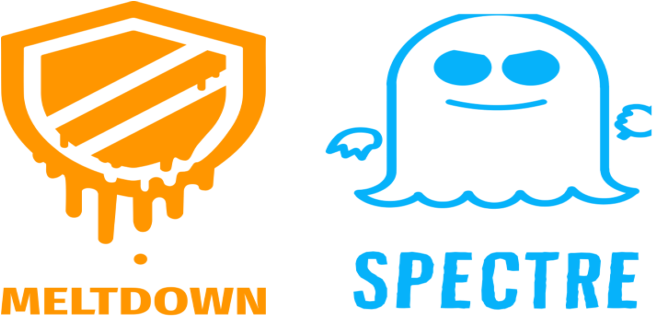 Meltdown And Spectre Coming To A Pc Or Cloud Server - Spectre And Meltdown Logos Png (736x317), Png Download