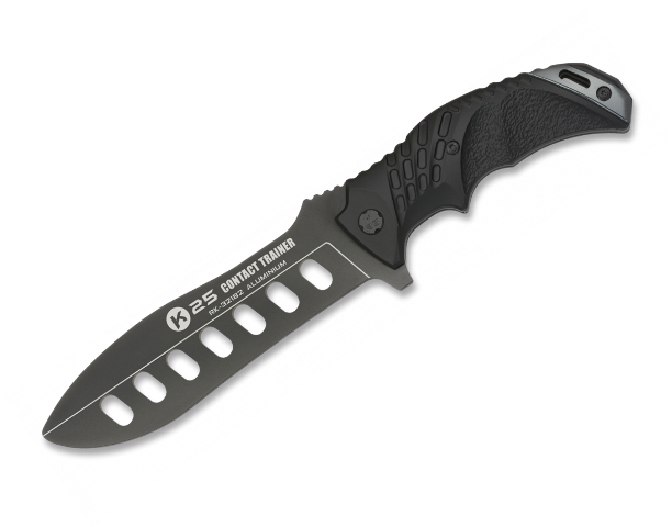 K25 Cuchillo Entrenamiento Negro - Cuchillo K25 De Entrenamiento (612x480), Png Download
