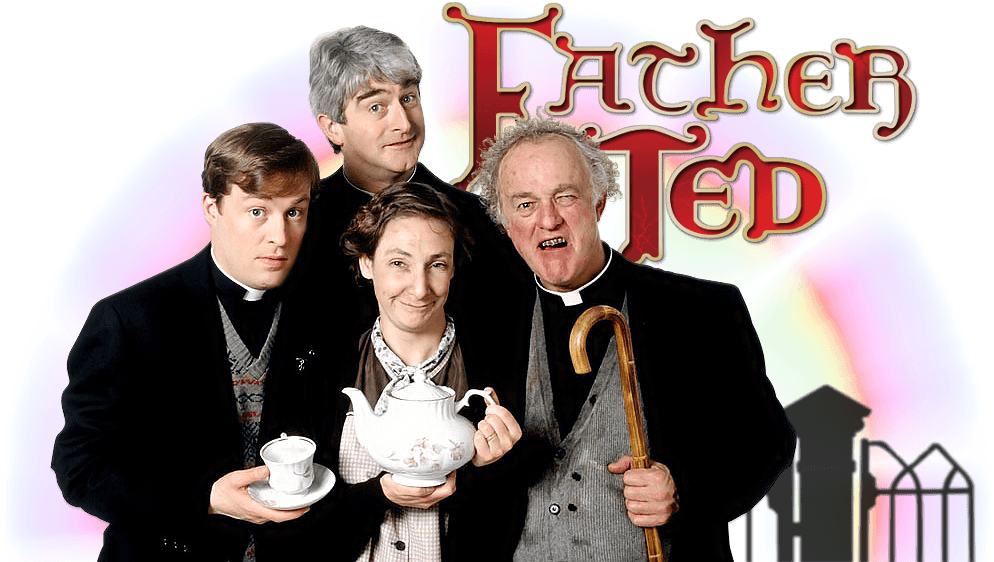 English Lessons For Father Ted - Father Ted (1000x562), Png Download