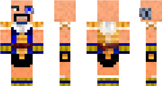 Minecraft Skin Nappa - Fictional Character (600x348), Png Download