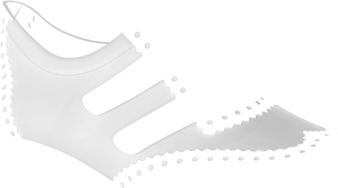 S611 White Patent - Throwing Axe (1024x768), Png Download