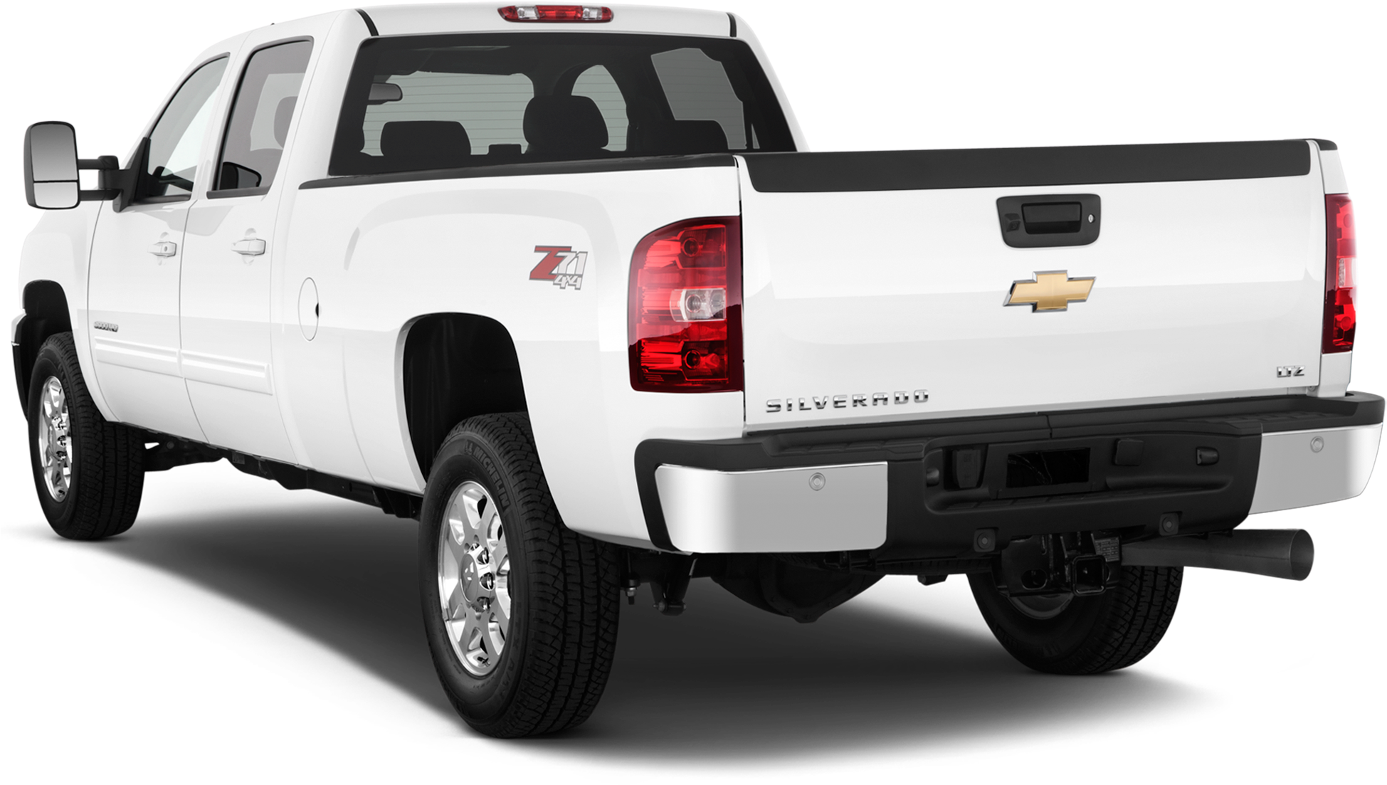 Chevrolet Clipart Silverado - 2011 Sierra Rear (2048x1360), Png Download