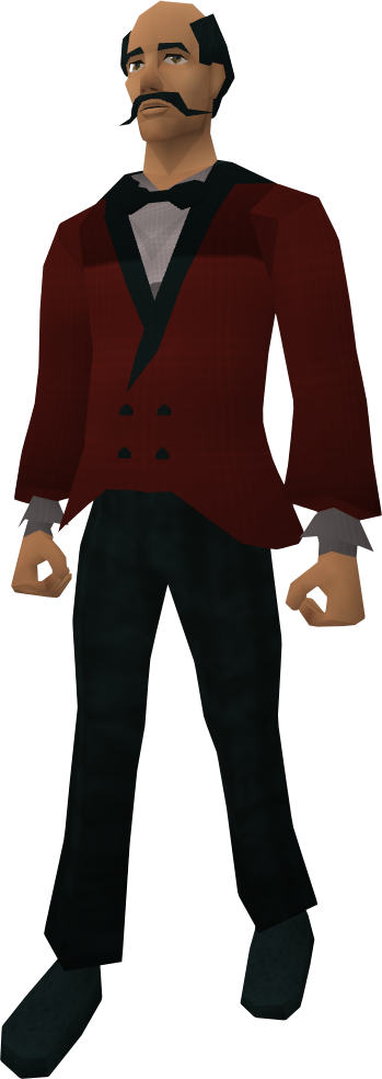 Butler Png - Runescape Butler (349x984), Png Download