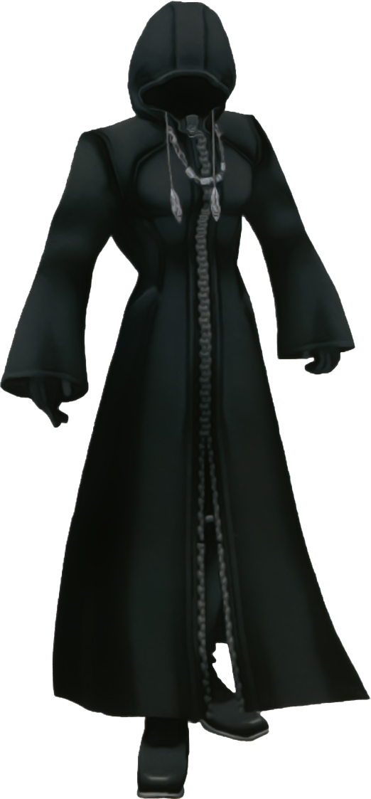 Unknown - Kingdom Hearts Organization Xiii Coat (522x1123), Png Download