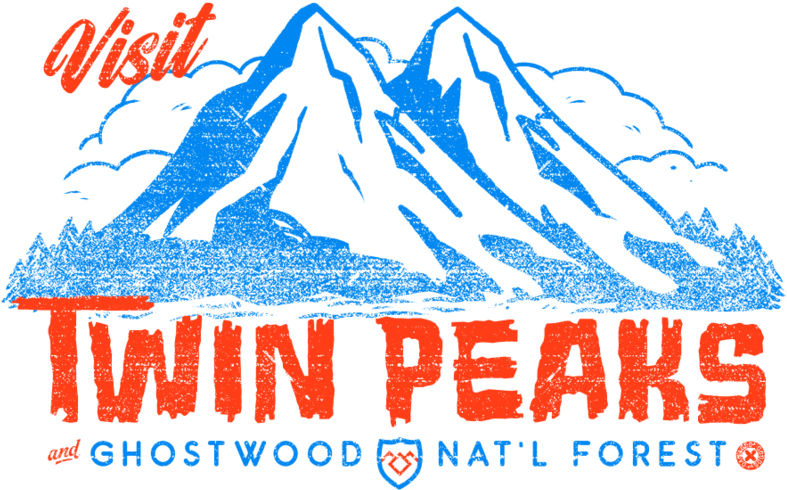 Tee Shirt Twin Peaks (800x575), Png Download