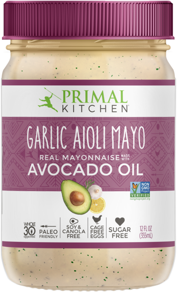 Primal Kitchen Garlic Aioli (600x600), Png Download