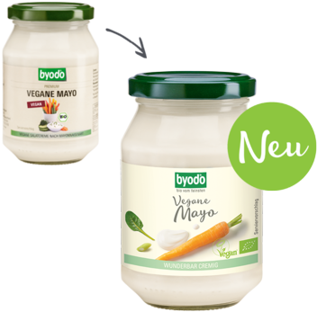 Organic Vegan Mayonnaise, With Sunflower Protein, Byodo - Byodo Organic Vegan Mayonnaise, 250ml (362x540), Png Download