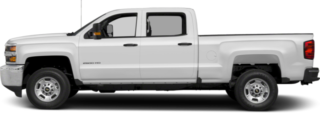 Wt 2018 Chevrolet Silverado 2500hd Truck Wt - 2018 Chevy Silverado 2500 Crew Cab (640x227), Png Download