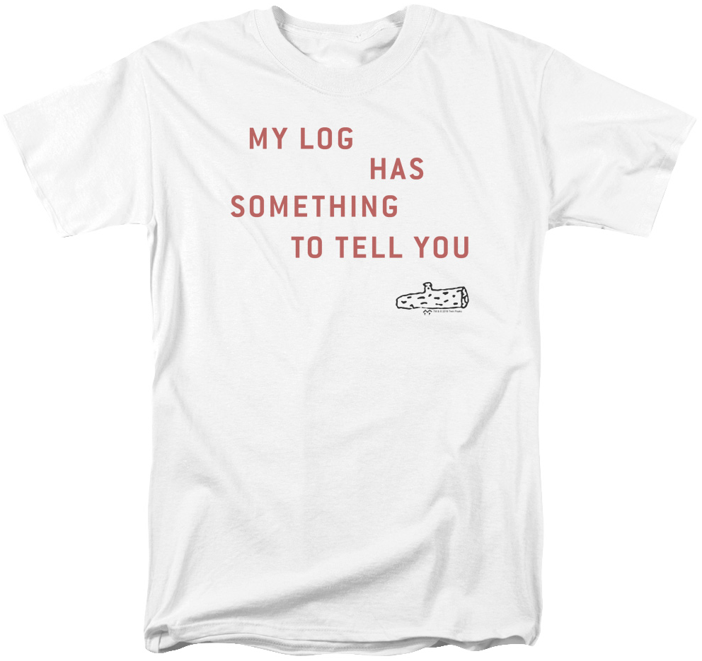 Log Twin Peaks T-shirt - Champion White T Shirt Mens (992x935), Png Download