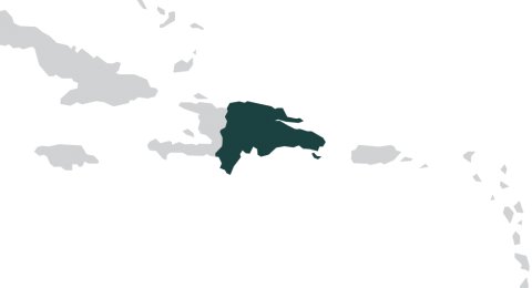 Dominican Republic Map - Child Labour Dominican Republic (480x260), Png Download
