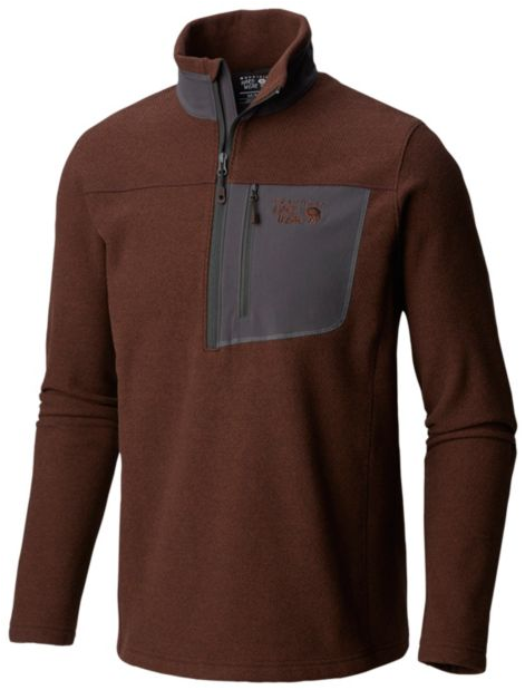 Men's Toasty Twill Fleece 1/2 Zip By Mountain Hardwear - Mountain Hardwear Men's Toasty Twill Fleece 1/2 Zip (661x618), Png Download