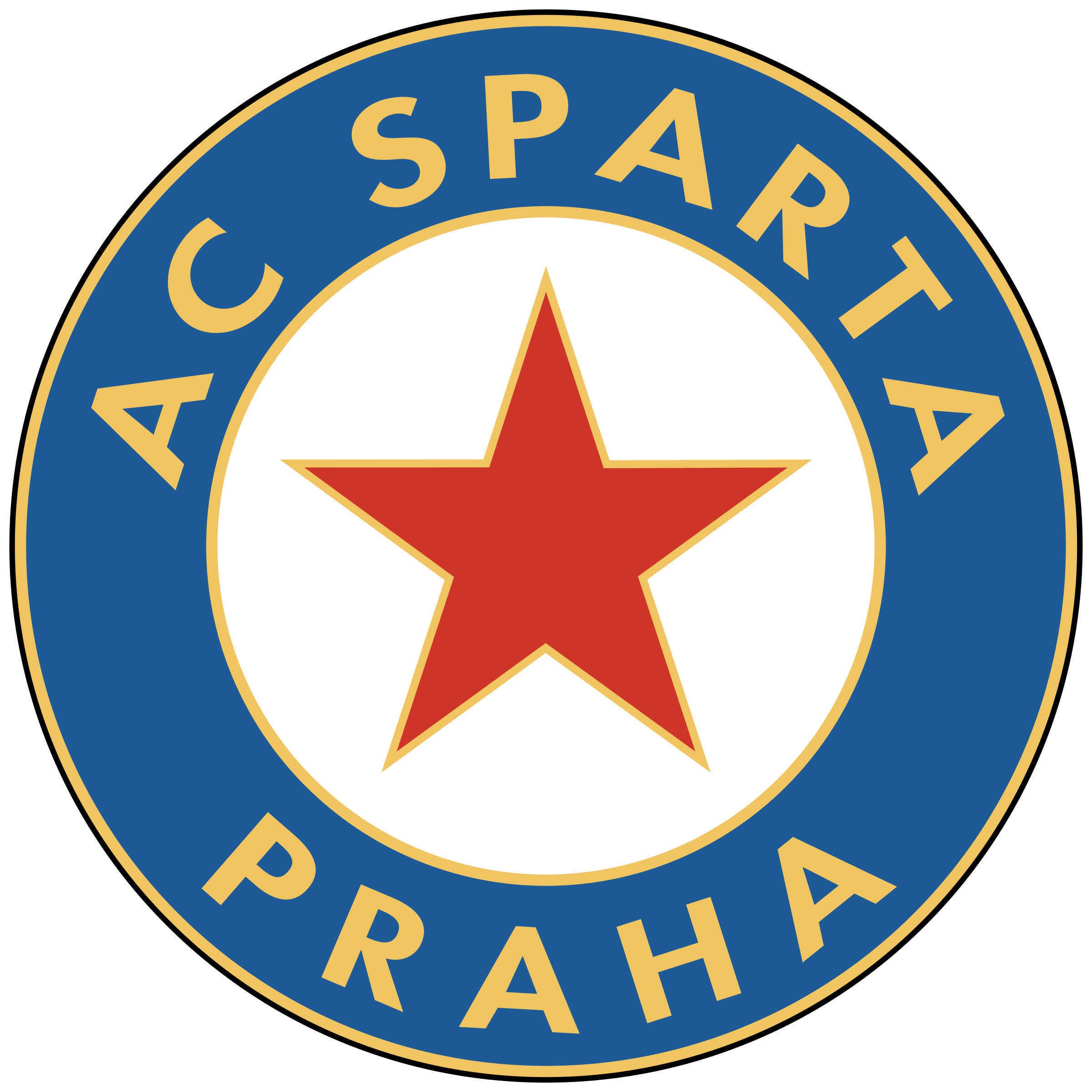 Sparta 2 Logo Png Transparent - Ac Sparta Praha Logo (2400x2400), Png Download