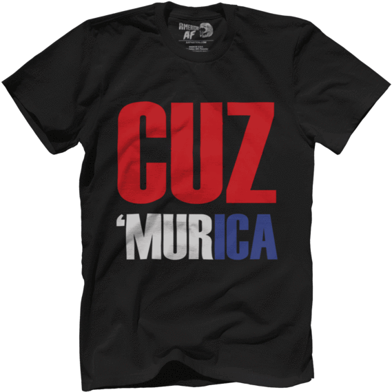 Cuz 'murica - Ronald Raygun (600x600), Png Download