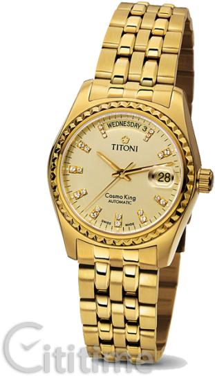 Svg Library Cosmos Drawing Timepiece - Titoni Cosmo King 手表 (500x700), Png Download