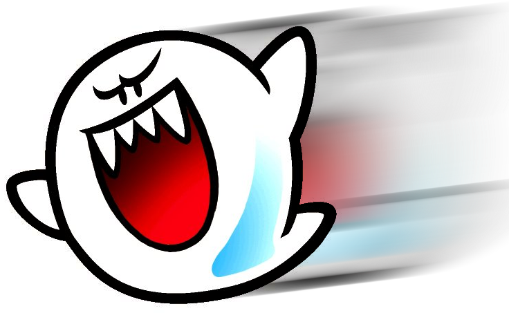 I Tried It In Gimp - Boos (735x483), Png Download