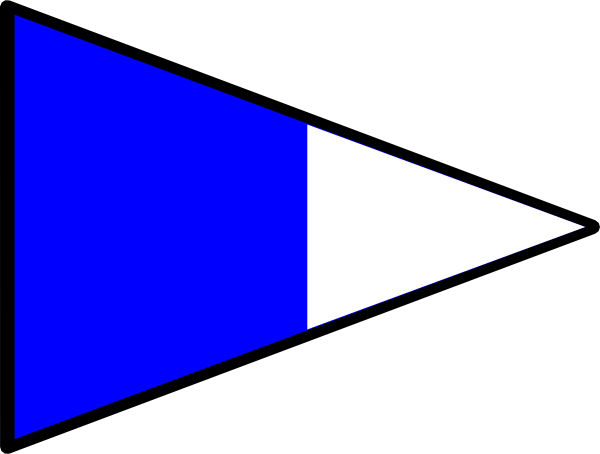 International Maritime Signal Flag Repeat 2 Svg Clip (600x454), Png Download