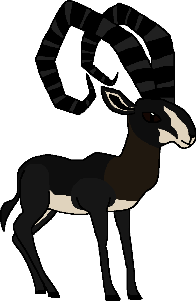 Sable Antelope (772x1171), Png Download