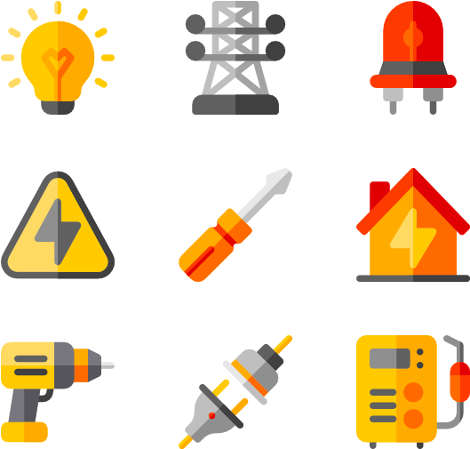 Electrician Tools - Drawing (600x564), Png Download