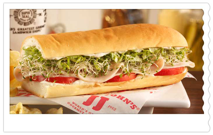 Jimmy John's - Fast Food (1200x500), Png Download
