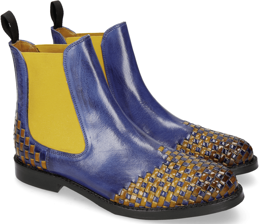 Ankle Boots Molly 10 Midnight Interlaced Sun - Interlaced Video (1024x1024), Png Download