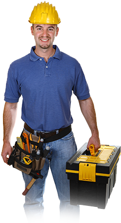 Electrician Hombre Con Caja De Herramientas Full Size Png Download Seekpng