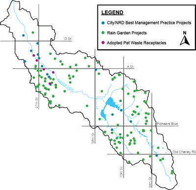 The City Of Lincoln And The Lower Platte South Nrd - Map (400x389), Png Download