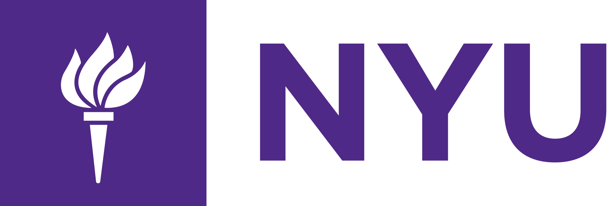 Open - New York University Logo (2000x679), Png Download