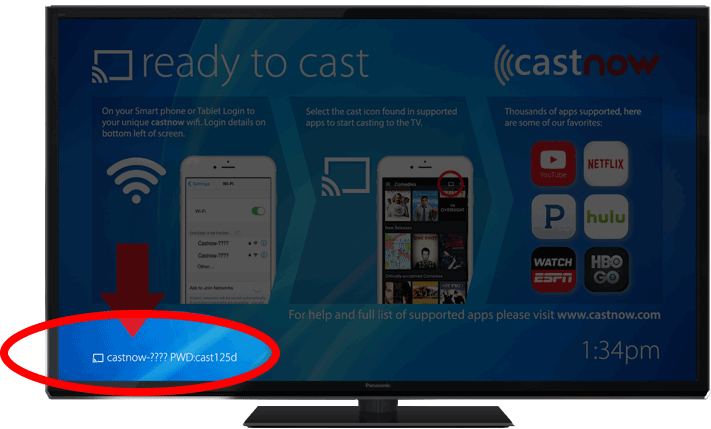 Select The Cast Icon Found In Supported To Start Casting - Led-backlit Lcd Display (711x429), Png Download