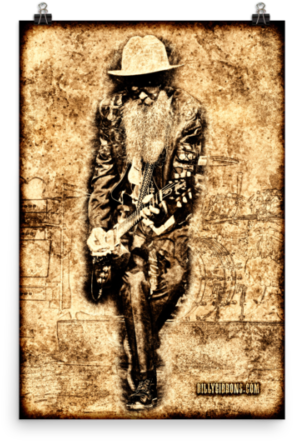 Bfg Live Ii Poster 24 X 36″ - Zz Top Socks (500x500), Png Download