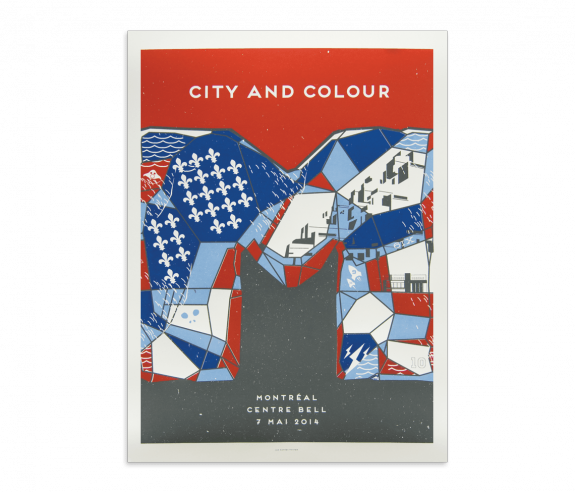 City And Colourmontréal - Poster (575x492), Png Download