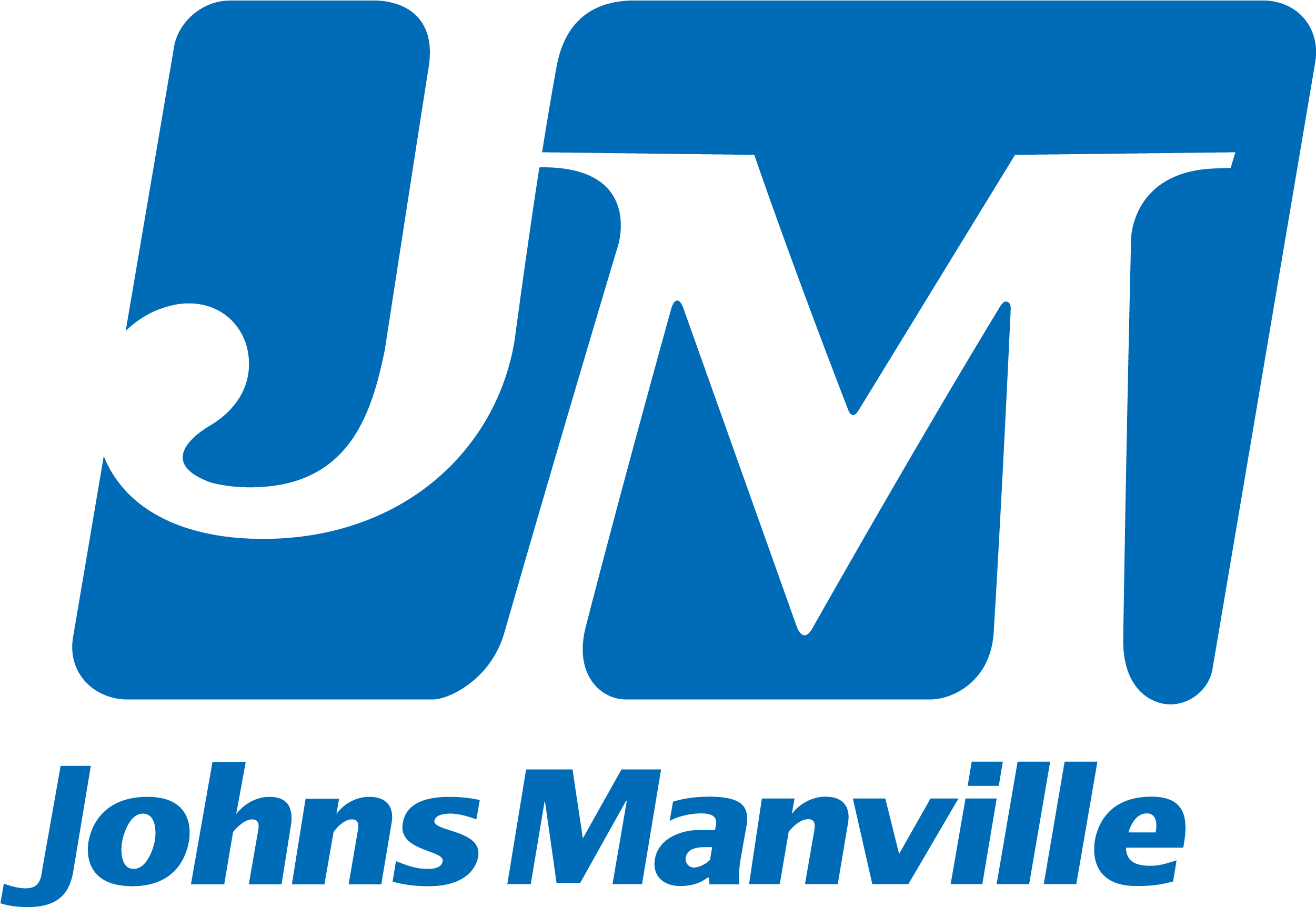 Jm Bug 1 Color - Johns Manville Jm (2700x1923), Png Download