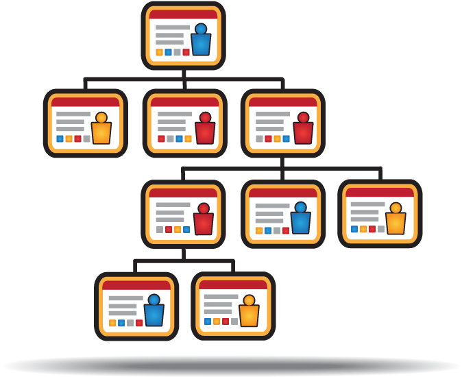 Organization Chart Icon - Sơ Đồtổ Chức Công Ty Yến Sào Khánh Hòa (673x559), Png Download