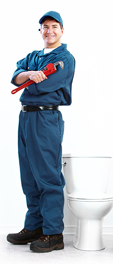 Plumbing Contractor - Plumber (234x544), Png Download