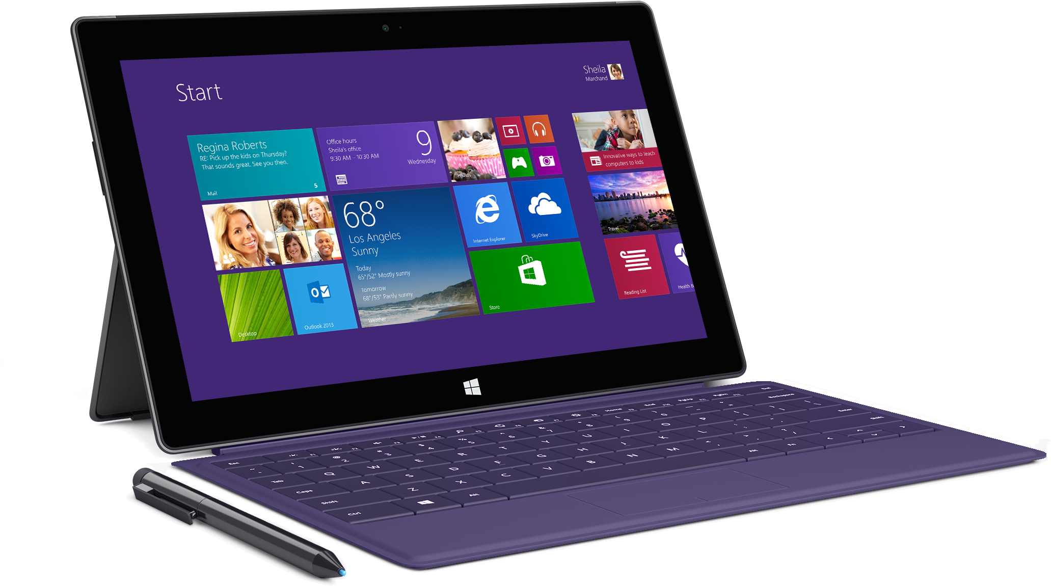 Surface Pro - Microsoft Surface Pro 2 (3000x1688), Png Download