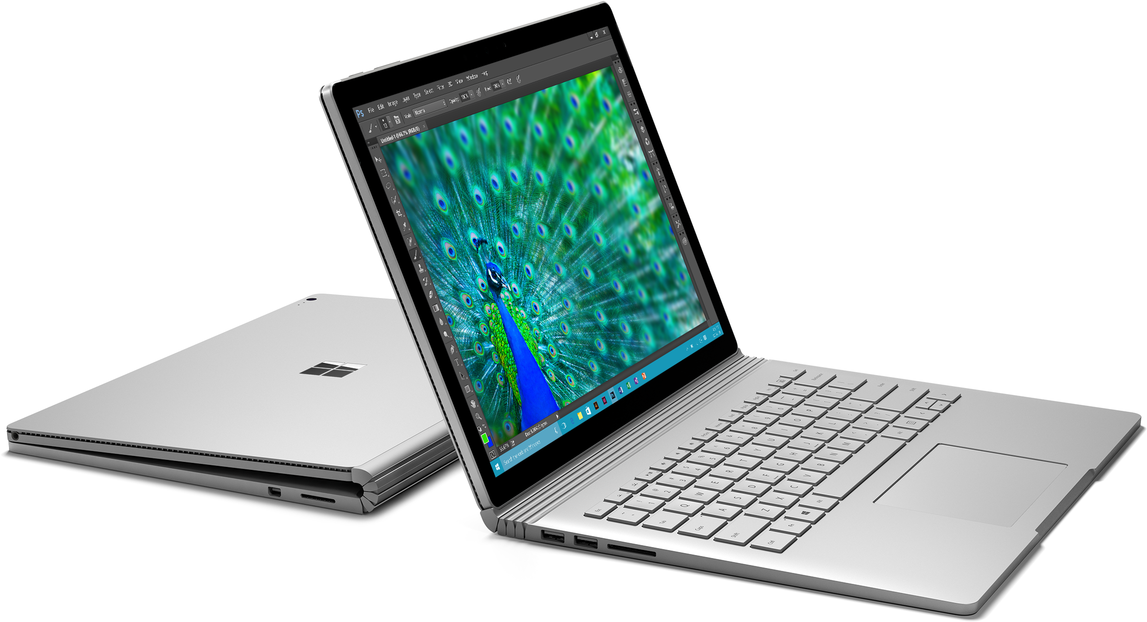 Surface Book Via Microsoft - Surface Book (3000x1685), Png Download