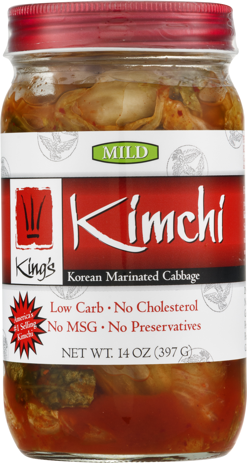 Kings Mild Kimchi (1800x1800), Png Download