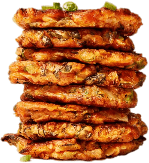 Food - Kimchi - Kimchi Pancakes (501x584), Png Download