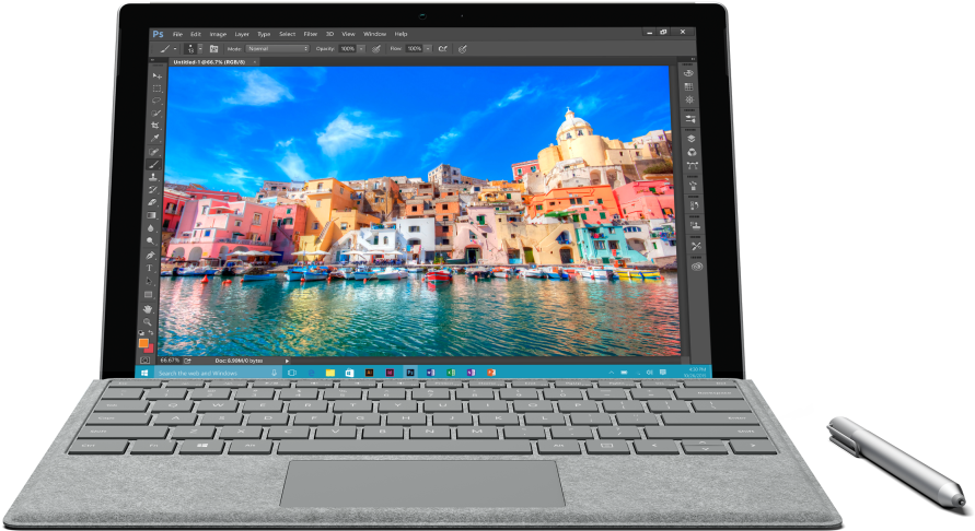 We Are A Microsoft Surface Pro Reseller - Signature Type Cover Surface Pro 4 (1080x675), Png Download