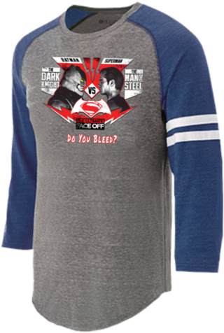 Batman Vs Superman Dawn Of Justice-front & Back Design - Sigma Phi Epsilon Old School Fielder Jersey (480x480), Png Download