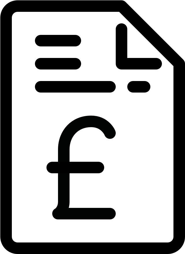 Finance Invoice Pound Finance Invoice Pound Finance - Icon (960x960), Png Download