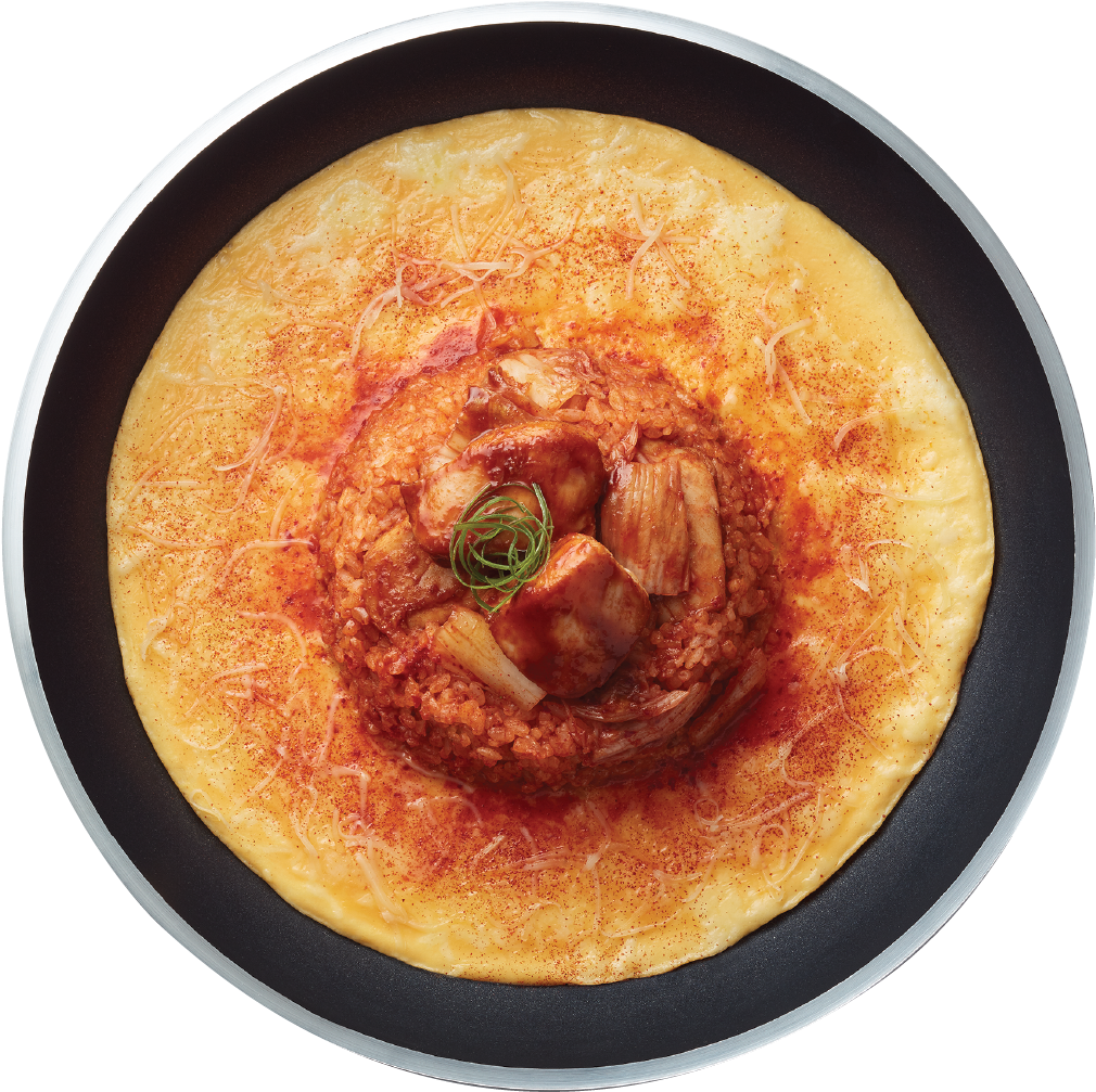 Lava Kimchi Fried Rice - Kimchi Fried Rice (1233x1233), Png Download