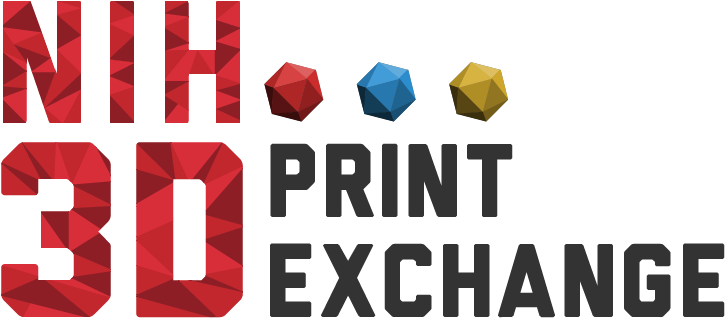 Nih - Nih 3d Print Exchange (733x331), Png Download