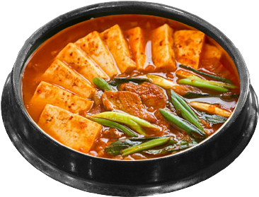 Tofu Jjigae - Kimchi-jjigae (450x300), Png Download
