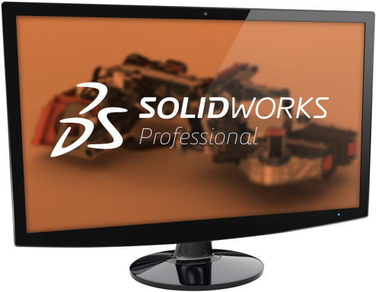 Sw Professional Software Image - Solidworks (554x430), Png Download