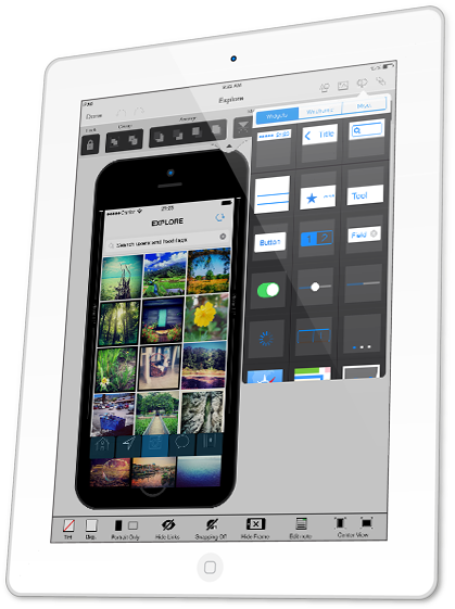 Mockup Editor Ios7 Ui Elements - Tablet Computer (450x579), Png Download