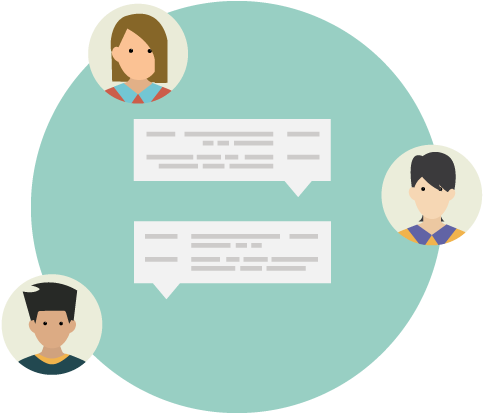 Student Online Communication Using Messaging Apps - Messaging Apps (502x446), Png Download