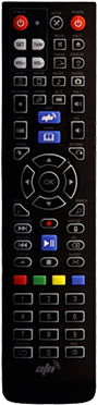 Atn Remote Control For Iptv Boxes - Atn 2000 Remote Controller (500x433), Png Download